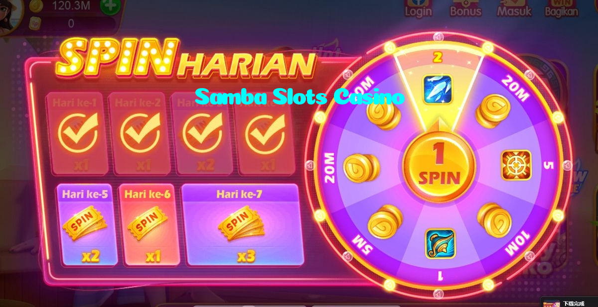 Samba Slots Casino casino presented on mobile device in Pakistan with slots and live games
